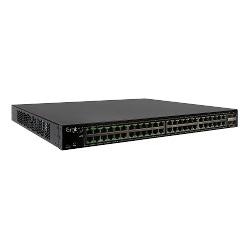 Araknis Networks AN-420-SW-F-48-POE 420 Series Managed Layer 2 and Lite Layer 3, Partial Multi-Gig Switch with PoE+, 48-Ports, Front Facing Ports