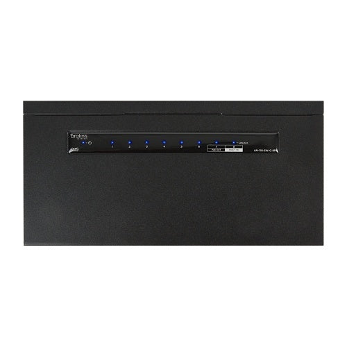 Araknis Networks AN-110-SW-C-8P 110 Series Unmanaged+ Gigabit Switch, Compact Enclosure, 8-Ports, Side Facing Ports