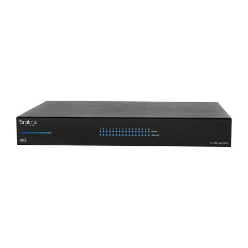 Araknis Networks AN-110-SW-R-16 110 Series Unmanaged+ Gigabit Switch, 16-Ports, Rear Facing Ports