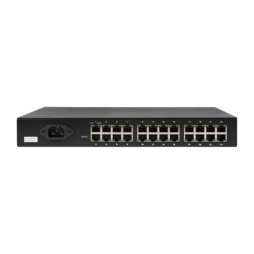 Araknis Networks AN-110-SW-R-24 110 Series Unmanaged+ Gigabit Switch, 24-Ports, Rear Facing Ports