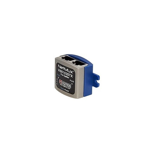Vigitron VI00103S NetMux Ethernet and PoE STP Port Multiplexer for Dual IP/PoE Devices over Single Shielded Cat5/6 Cable