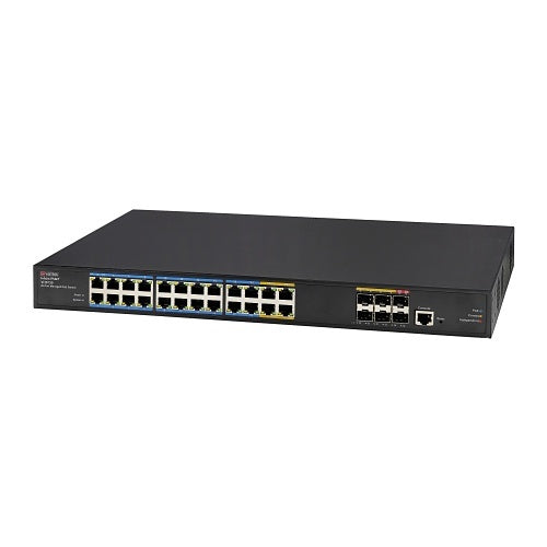 Vigitron Vi30130 MaxiiNet 30-Port 1G L2+/L3 Managed 90W IEEE 802.3bt PoE Switch