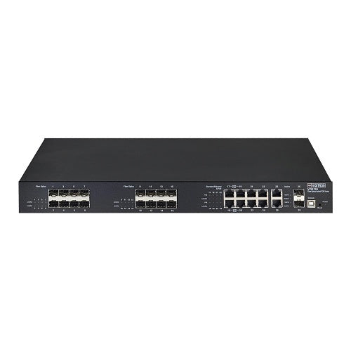 Vigitron VI35126 26-Port Managed L2 Hybrid Fiber and UTP PoE Switch