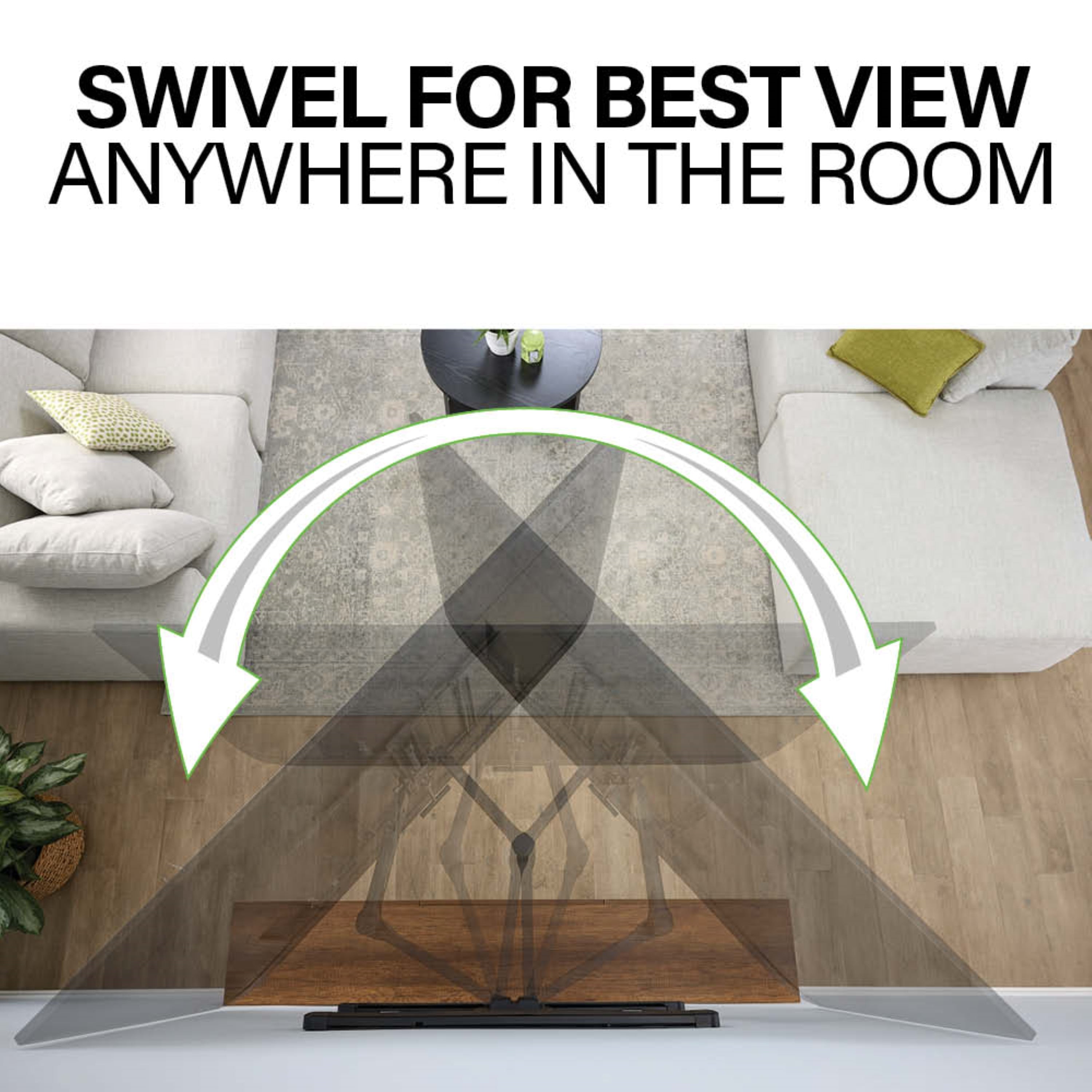 Sanus Advanced Full Motion 4D Shift TV Wall Mount for TVs 42\\"-90\\"