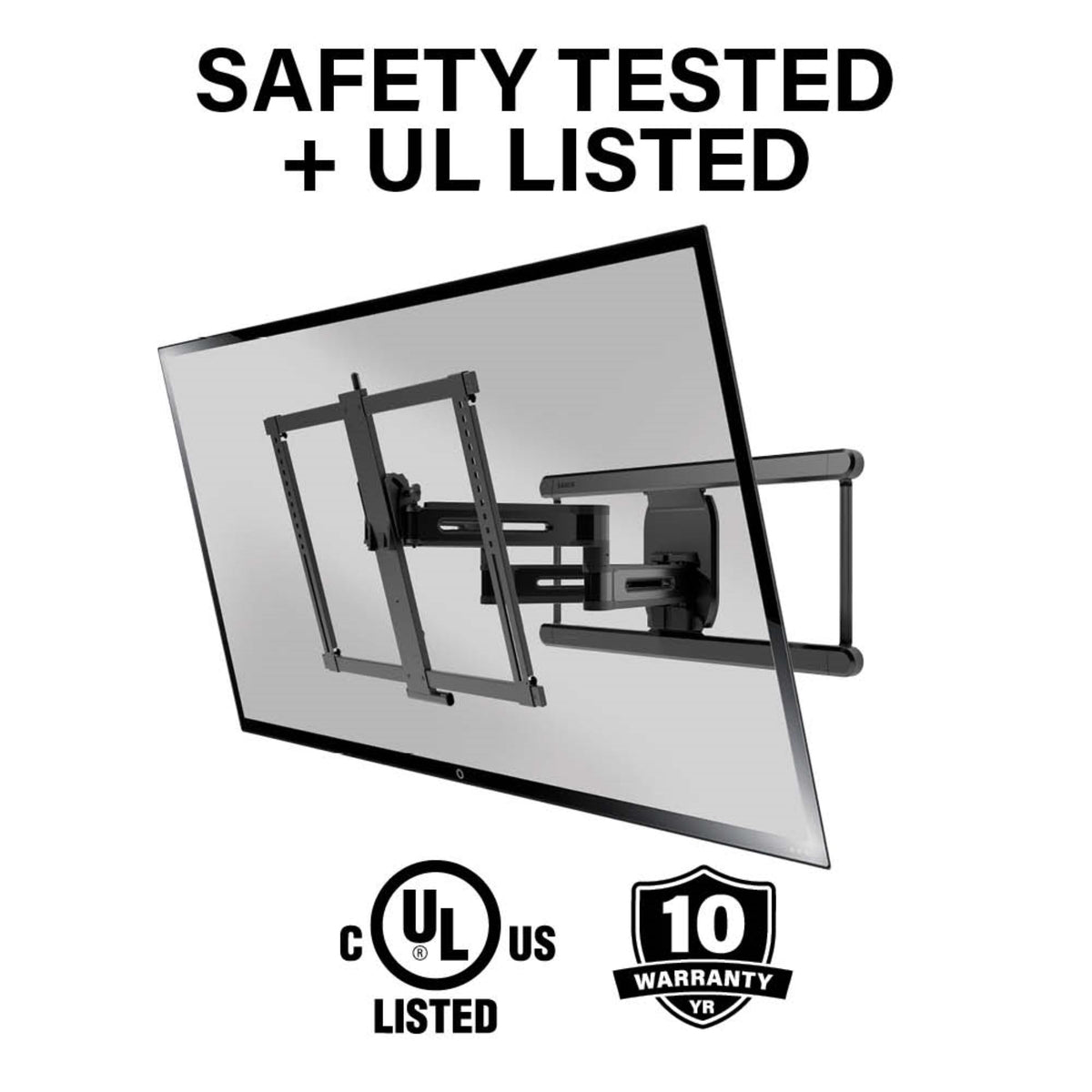 Sanus Advanced Full Motion 4D Shift TV Wall Mount for TVs 42\\"-90\\"