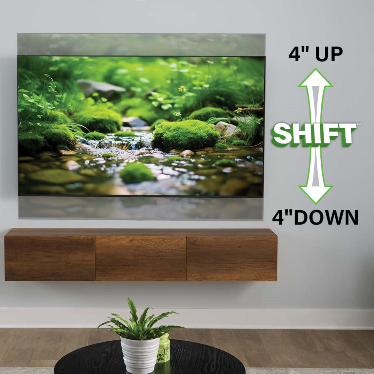 Sanus Advanced Full Motion 4D Shift TV Wall Mount for TVs 42\\"-90\\"