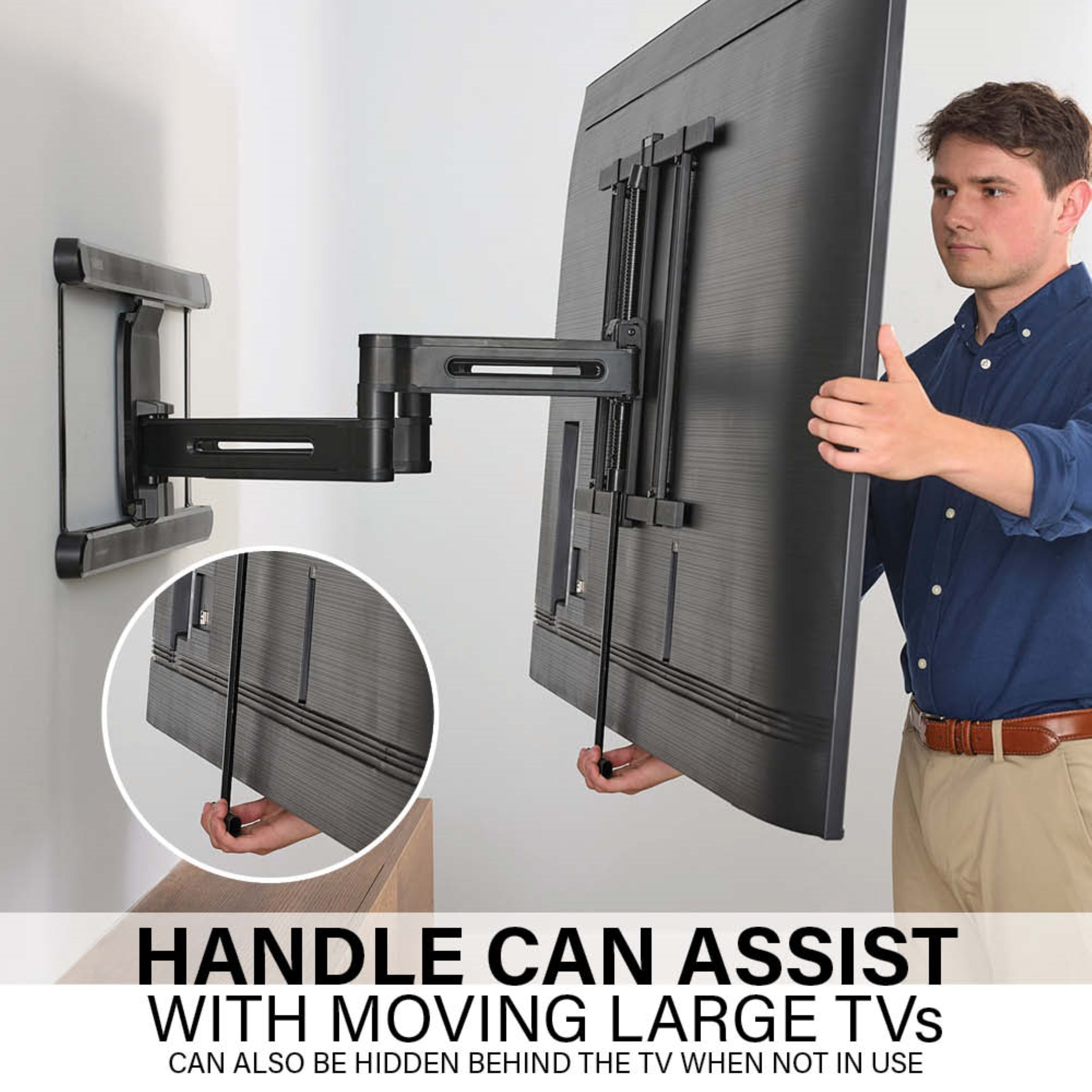 Sanus Advanced Full Motion 4D Shift TV Wall Mount for TVs 42\\"-90\\"