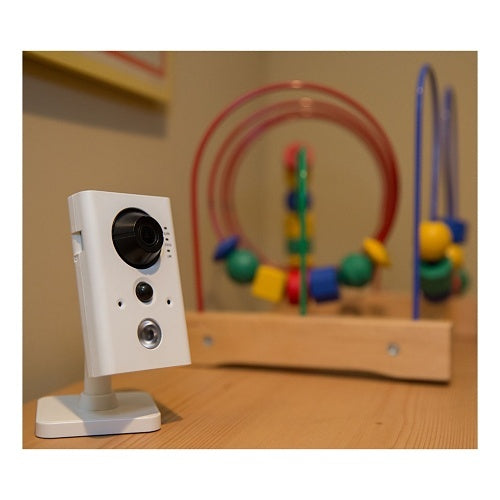 Luma LUM-300-CUB-IPW-WH 300 Series 2MP Cube IP Indoor Camera with IR and Wi-Fi, 2.8mm Fixed Lens, White