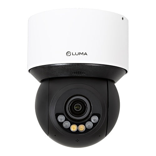 Luma LUM-420-IP-PTZ-4W Surveillance 420 Series X20 4MP IP PTZ Camera, 2.8-12mm Varifocal Lens, 4x Optical Zoom, Active Deterrence, White