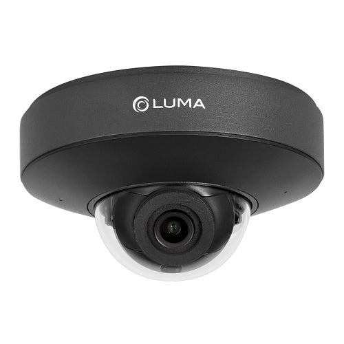 Luma LUM-520-IP-DFTB Surveillance 520 Series 5MP Compact Dome IP Outdoor Camera, 2.8mm Fixed Lens, Black