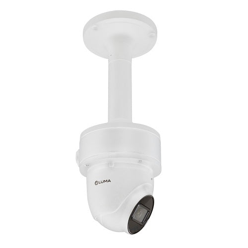 Luma LUM-A20-CM-VF-TDW X20 7\\" Ceiling Extension Mount for Varifocal Dome / Turret Extension Junction Box, Aluminum, White