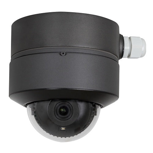 Luma LUM-A20-JB-FX-DOMB  Fixed Dome Extension Junction Box, 2-Openings, Aluminum