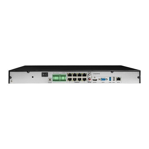 Luma LUM-121-NVR-8CH-2T 8-Channel NVR with 2TB Surveillance HDD, 8-PoE, 1-Bay