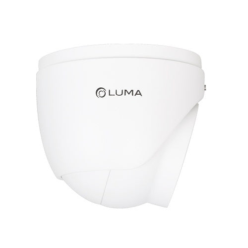 Luma LUM-520-IP-TFW 520 Series 5MP Turret IP Outdoor Camera, 2.8mm Fixed Lens, White
