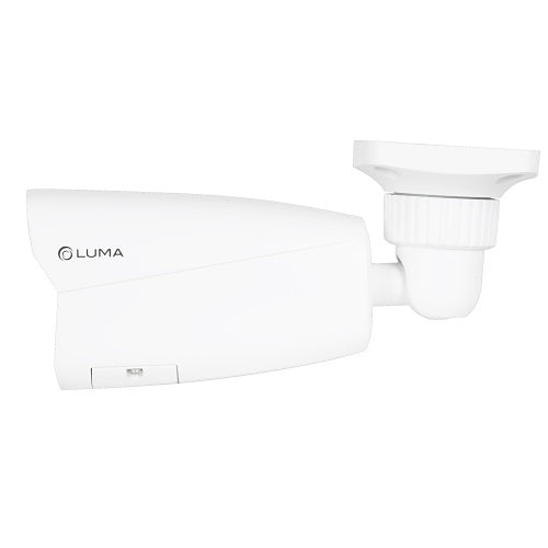 Luma LUM-820-IP-BFW 820 Series 8MP Bullet IP Outdoor Camera, 2.8mm Fixed Lens, White