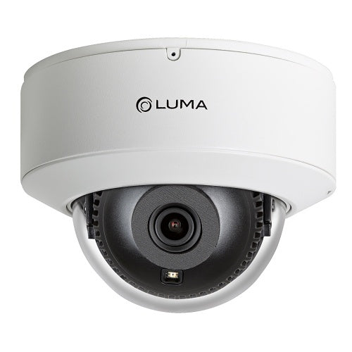 Luma LUM-820-IP-DFW 820 Series 8MP Dome IP Outdoor Camera, 2.8mm Fixed Lens, White