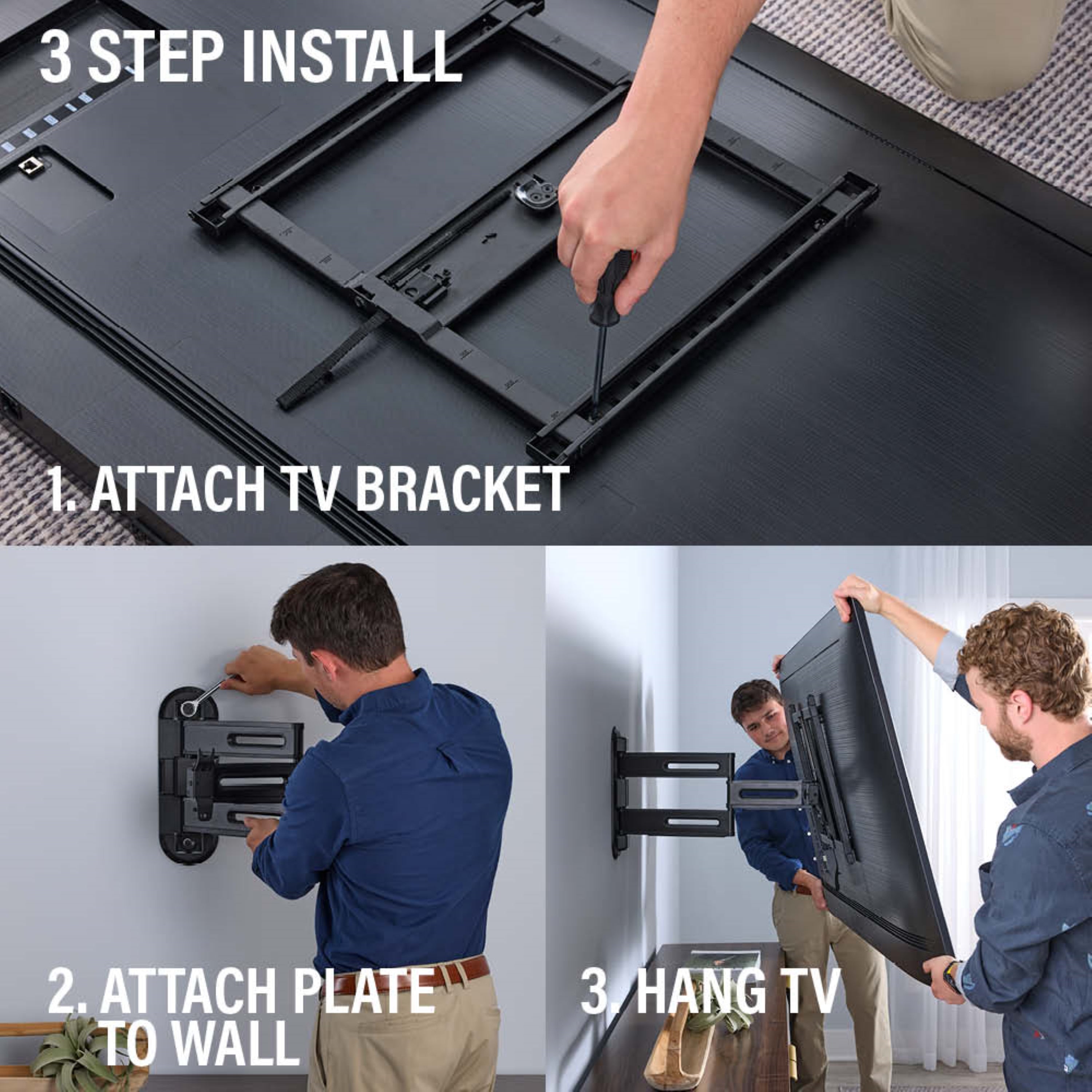 Sanus Advanced Full Motion 4D Shift TV Wall Mount for TVs 32\\"-65\\"