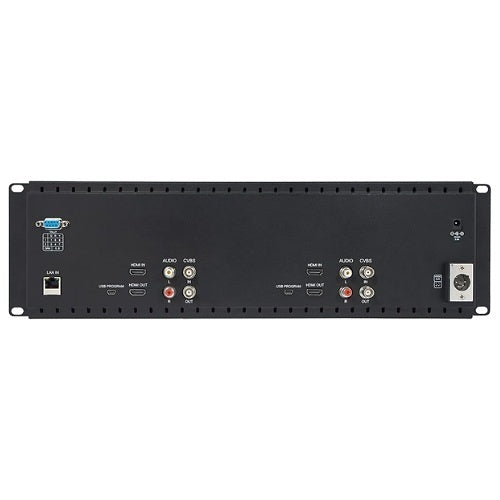 ToteVision LED-712-4K2 Dual 7\\" Rack‑Mount LCD Monitors 1920x1200 Native, 4K30 Video