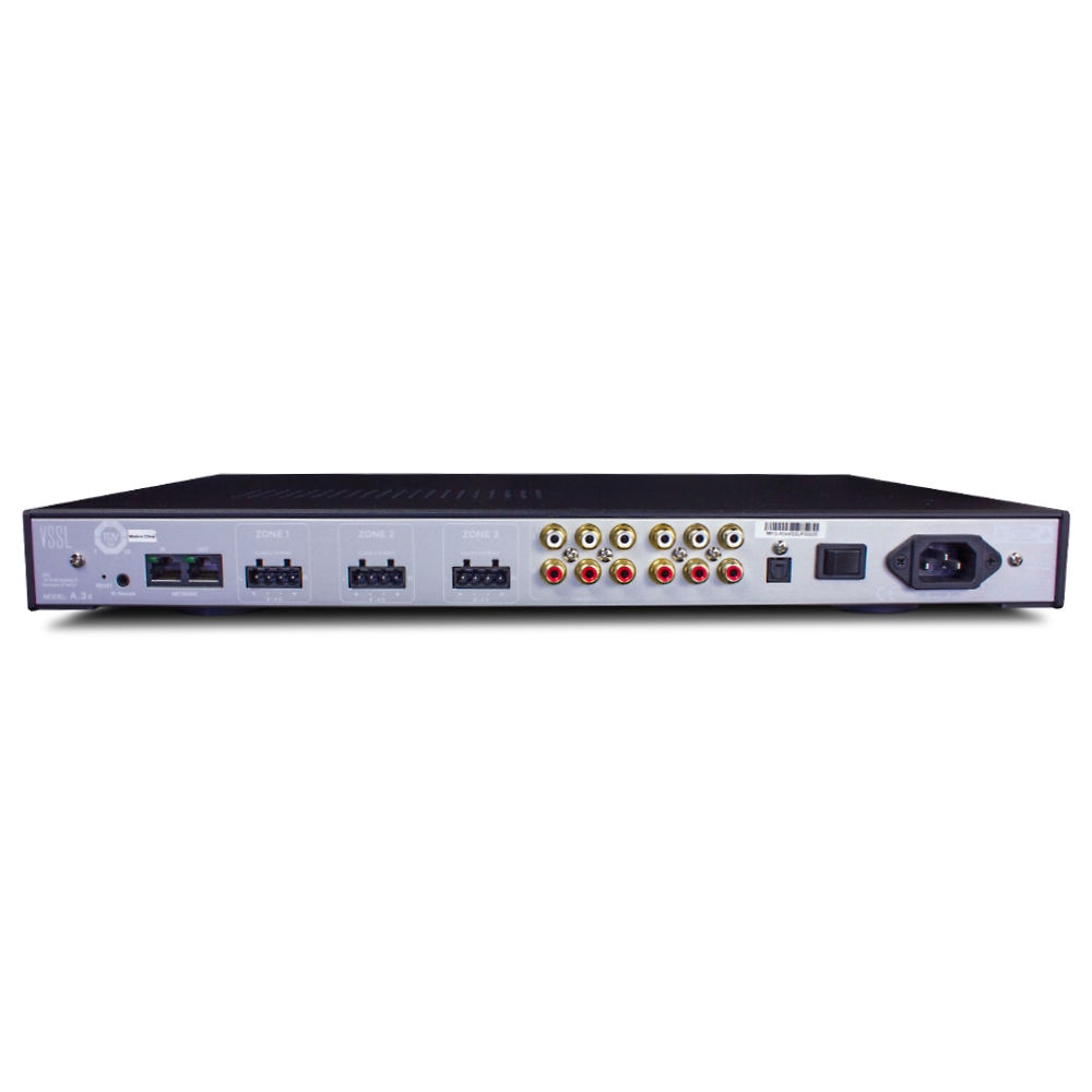 VSSL A.3x Audio Streaming System, 6 Channel, 3 Zones, 3 Sources