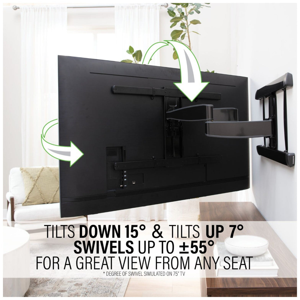 Sanus Advanced XL Full-Motion Premium TV Wall Mount for TVs 65\\"-100\\"