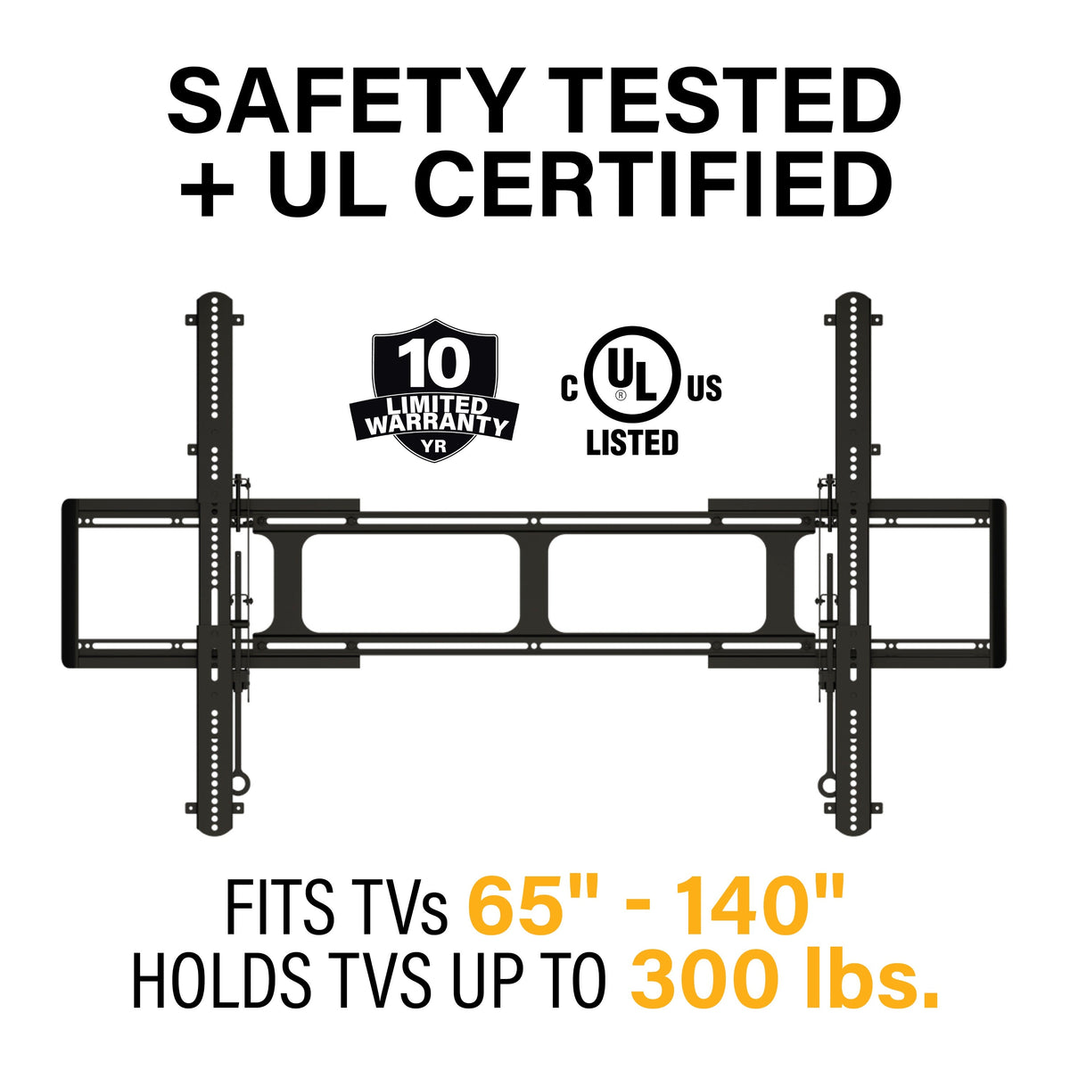 Sanus Extra Large Fixed TV Mount 65-140\\"
