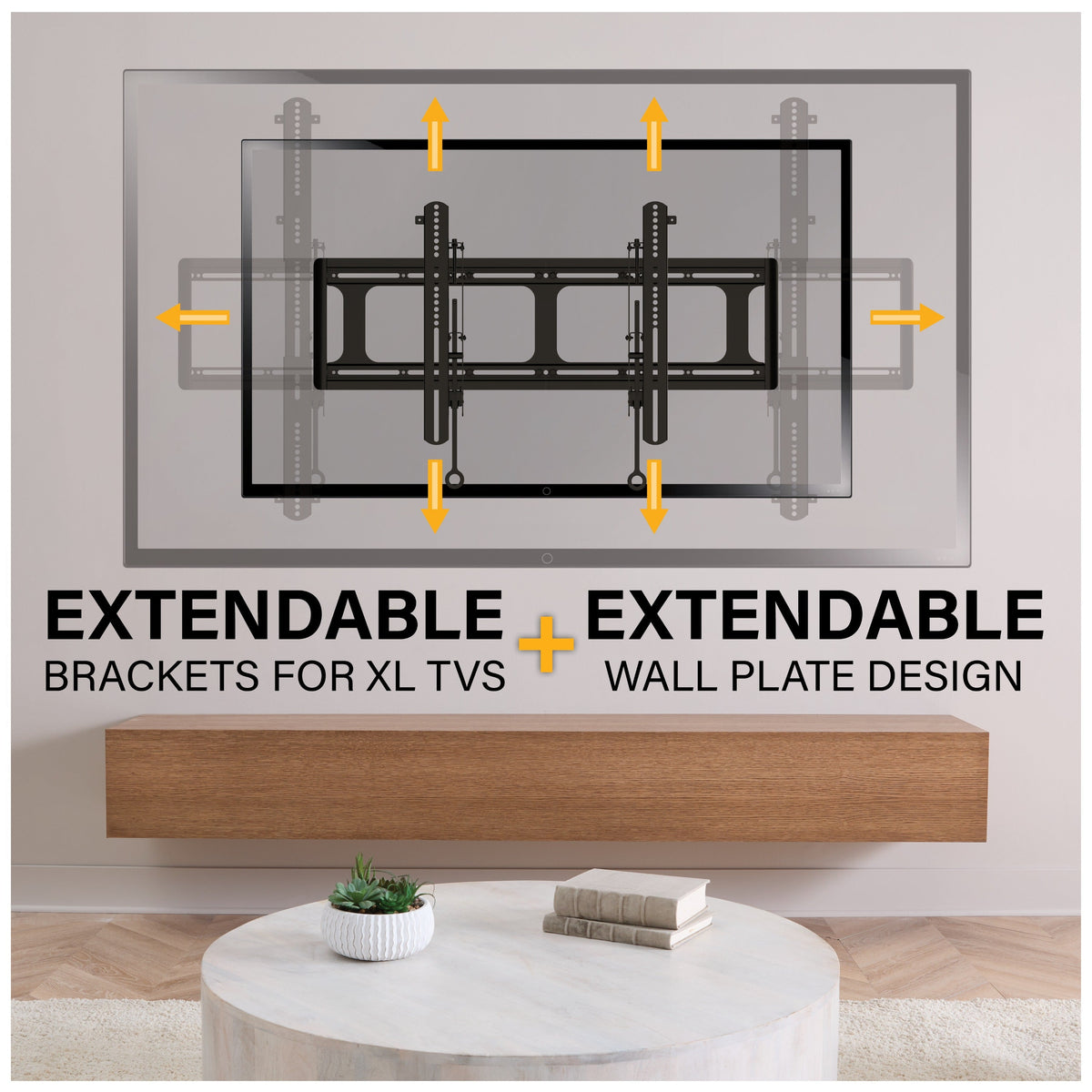 Sanus Extra Large Fixed TV Mount 65-140\\"