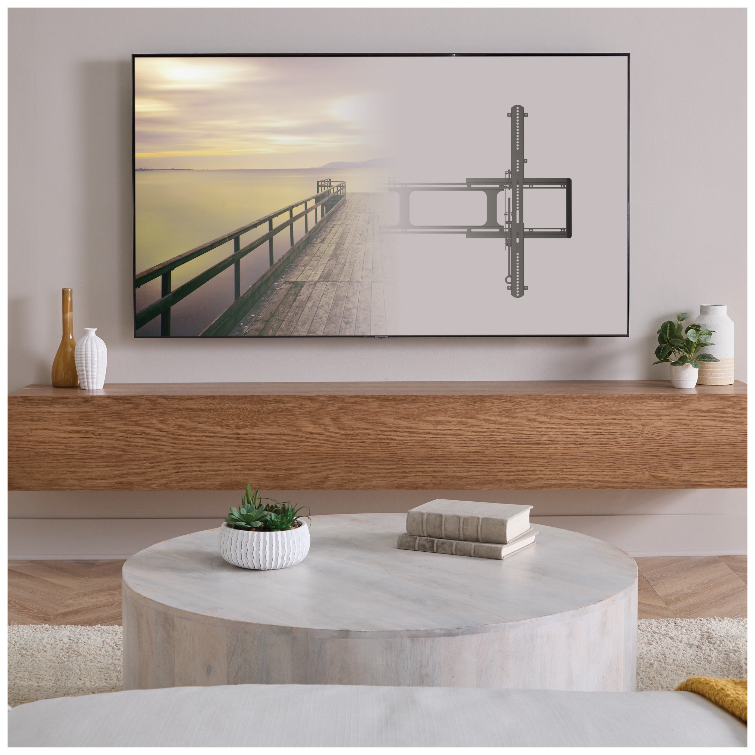 Sanus Extra Large Fixed TV Mount 65-140\\"