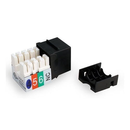 Wirepath RJ11-BK CAT3 Keystone Jack, Black
