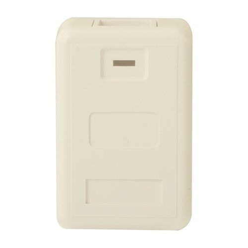 Wirepath WP-SMB1-LA 1-Port Surface Mount Box, Light Almond