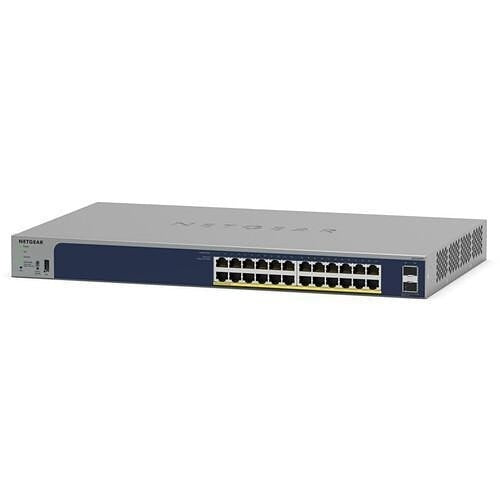Netgear GS724TP-300NAS 24-Port Gigabit Ethernet PoE Smart Switch with 2 SFP Ports