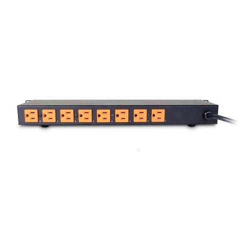 WattBox WB-100-RSW-8 Rack Mount Power Strip with 8 Individual Switches