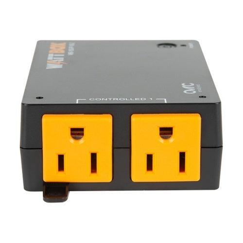 WattBox WB-150-IPW-1B-2 150 Series IP Power Outlets (Ultra Compact), 1 Controlled Bank, 2 Outlets (Wi-Fi or Wired)