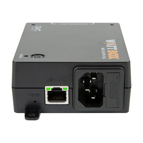 WattBox WB-150-IPW-1B-2 150 Series IP Power Outlets (Ultra Compact), 1 Controlled Bank, 2 Outlets (Wi-Fi or Wired)