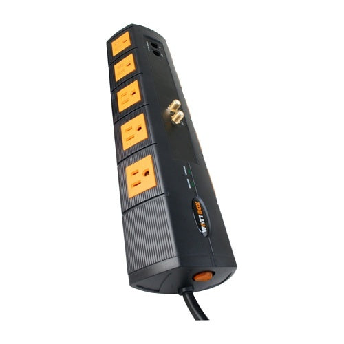 WattBox WB-200-10HTS Surge Protector with Coax and Ethernet Protection, 10-Outlet