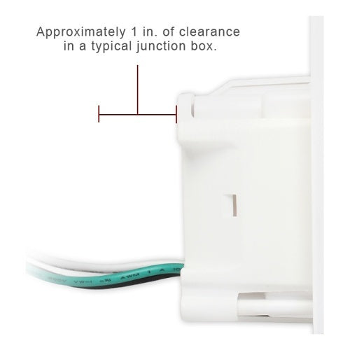 WattBox WB-200-IW-2-WHT In-Wall Power Conditioner, White