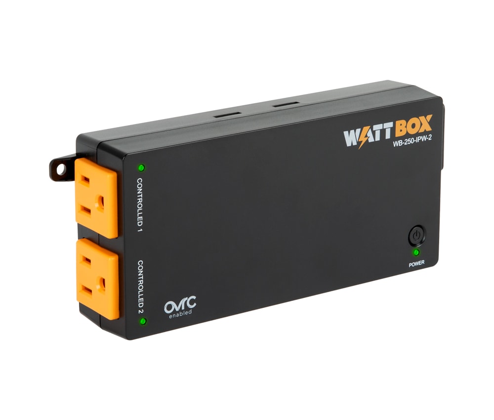 WattBox® 250 Series Wi-Fi Surge Protector | 2 Individually Controlled Outlets (Wi-Fi or Wired)