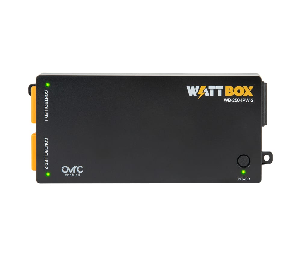WattBox® 250 Series Wi-Fi Surge Protector | 2 Individually Controlled Outlets (Wi-Fi or Wired)