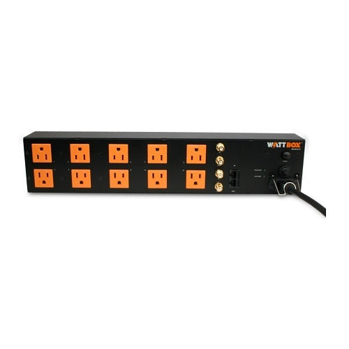 WattBox WB-400-CE-10 Power Conditioner with Coax and Ethernet Protection, 10-Outlet