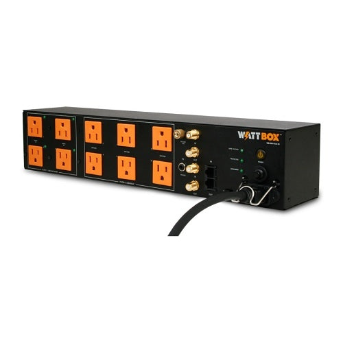 WattBox WB-600-VCE-10 Power Conditioner Chassis with Safe Voltage, Coax and Ethernet Protection, 10-Outlet