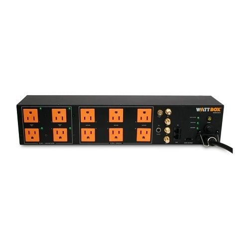 WattBox WB-600-VCE-10 Power Conditioner Chassis with Safe Voltage, Coax and Ethernet Protection, 10-Outlet