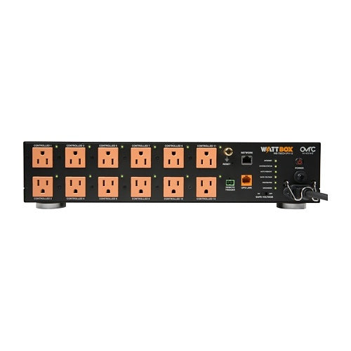 WattBox WB-700CH-IPV-12 IP Power Conditioner Chassis with OvrC Home, 12-Controlled Outlets