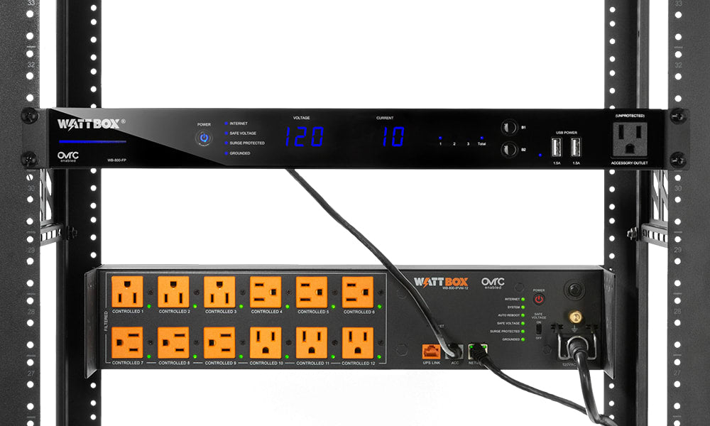 WattBox® 800 Series Rack Mountable Faceplate Display