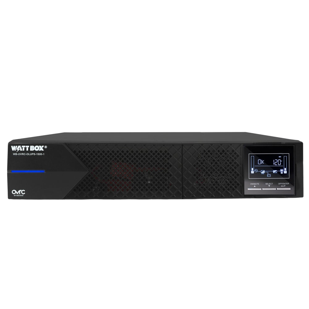 WattBox Online Double Conversion UPS OvrC Compatible 1500VA