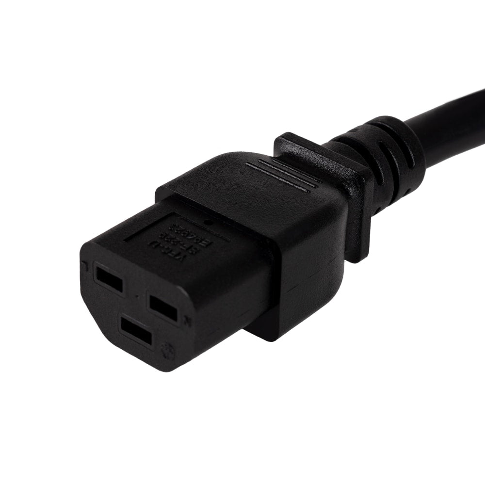 WattBox 20A Heavy Duty Male Power Cord with 3-Prong IEC C21 Socket 6 FT