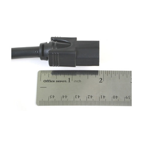 WattBox WB-PWR-360-1.5FT-BLK 360 Rotating Male Power Cord with 3-Prong IEC Socket, 18\\"