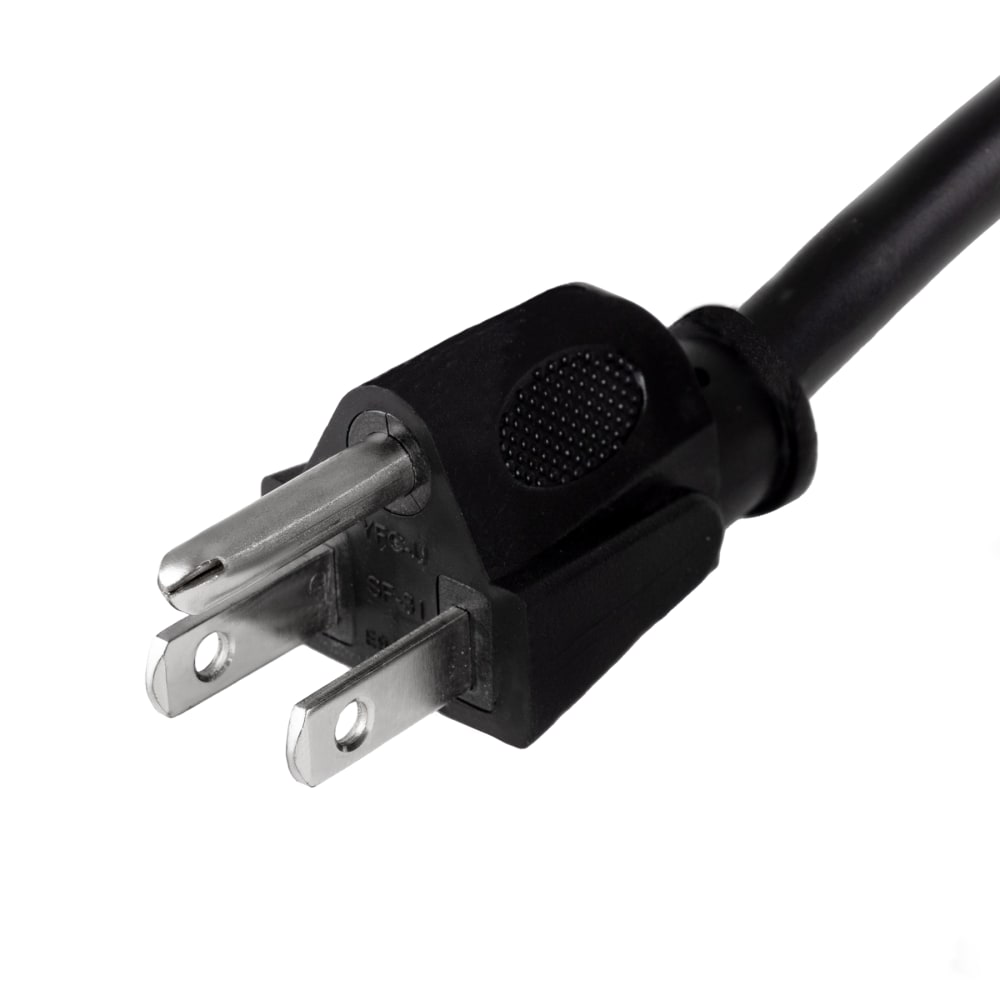 WattBox Left Angle Male Power Cord with 3-Prong IEC C13 Socket 10FT