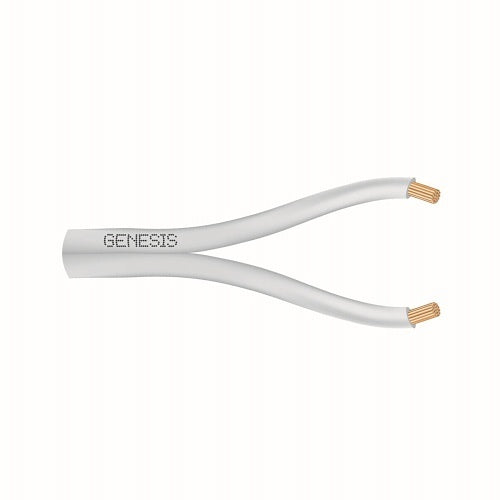 Genesis 10045501 18/2 Stranded General Purpose Zip Cable, 500\' (152.4m) REELEX Pull Box, White