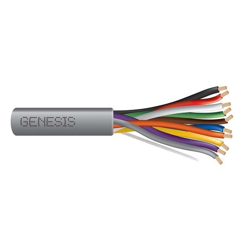 Genesis 21181008 18/10 Stranded Riser Cable, 1000\' (304.8m) Reel, Gray