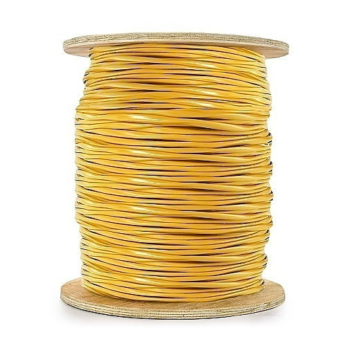 Genesis 21965002 22/6 Stranded Shielded + 22/4 Stranded + 22/2 Stranded + 18/4 Stranded Composite Access Control Cable, Riser, CMR, FT4, 500\' (152.4 m) Reel, Yellow