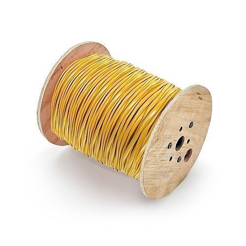 Genesis 21965002 22/6 Stranded Shielded + 22/4 Stranded + 22/2 Stranded + 18/4 Stranded Composite Access Control Cable, Riser, CMR, FT4, 500\' (152.4 m) Reel, Yellow
